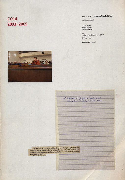 CO14 : sborník 2003-2005