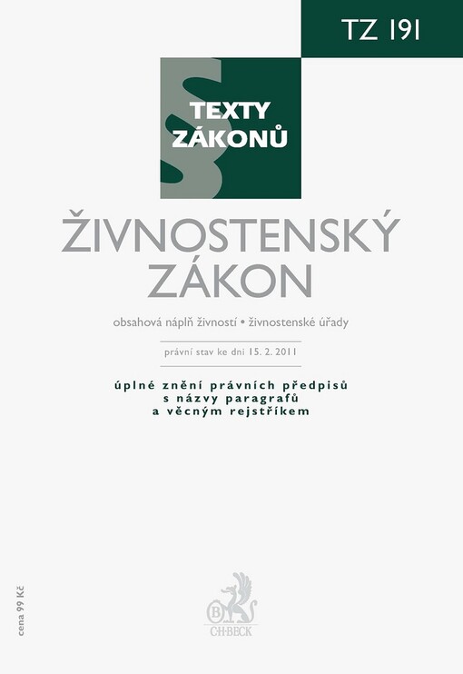 C.H.Beck Živnostenský zákon