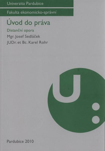 Úvod do práva : distanční opora