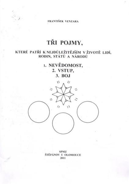 Tři pojmy, které patří k nejdůležitějším v životě lidí, rodin, států a národů : 1. nevědomost, 2. vstup, 3. boj