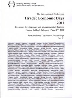 Hradec Economic Days ... : the international conference : economic development and management of regions Hradec Králové ... : peer-reviewed conference proceedings
