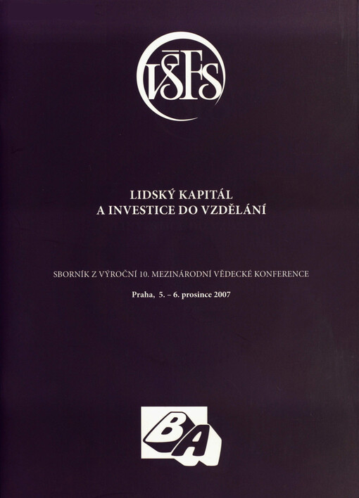 Lidský kapitál a investice do vzdělání