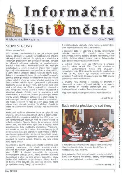 InformaÄŤnĂ­ list mÄ›sta