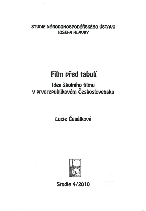 Film před tabulí: idea školního filmu v prvorepublikovém Československu
