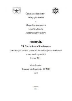 Sborník k IV. Mezinárodní konferenci všeobecných sester a pracovníků vzdělávajících nelékařská zdravotnická povolání; CD