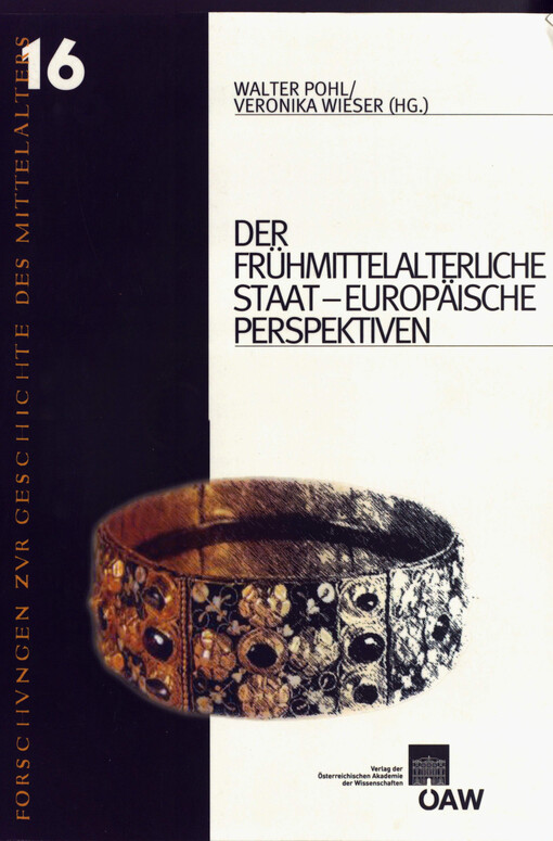 Der frühmittelalterliche Staat : europäische Perspektiven