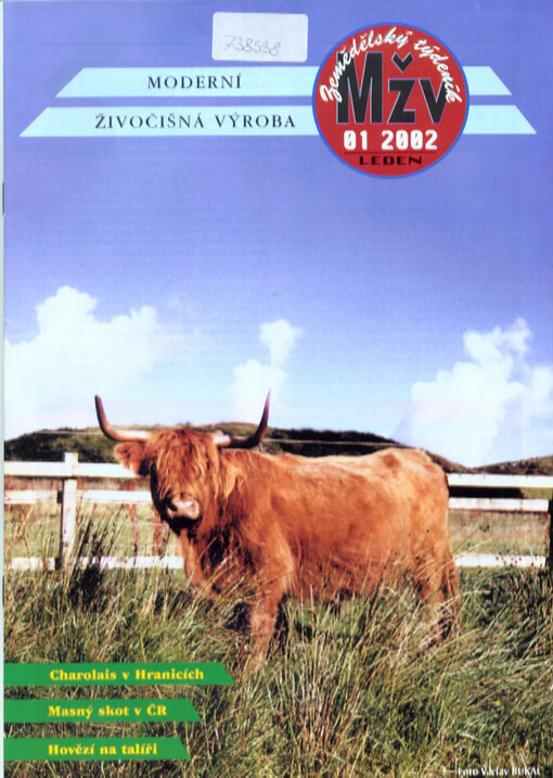 Moderní živočišná výroba