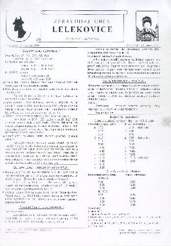 Zpravodaj obce Lelekovice