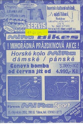 TA-servis : inzertní a kulturní měsíčník města Tábora