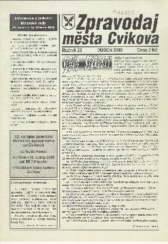 Zpravodaj města Cvikova