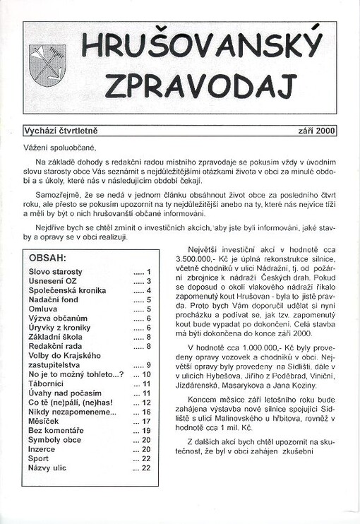 Hrušovanský zpravodaj