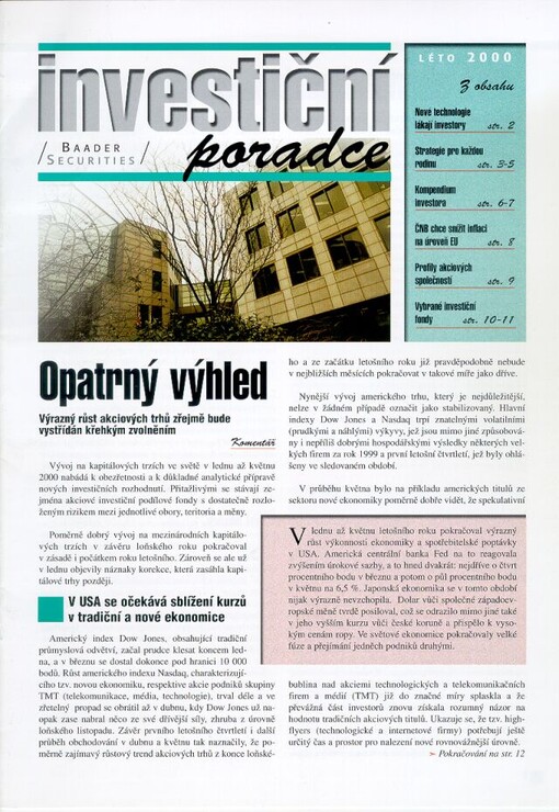 Investiční poradce : Baader Securities