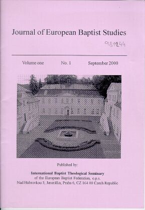 Journal of European Baptist Studies