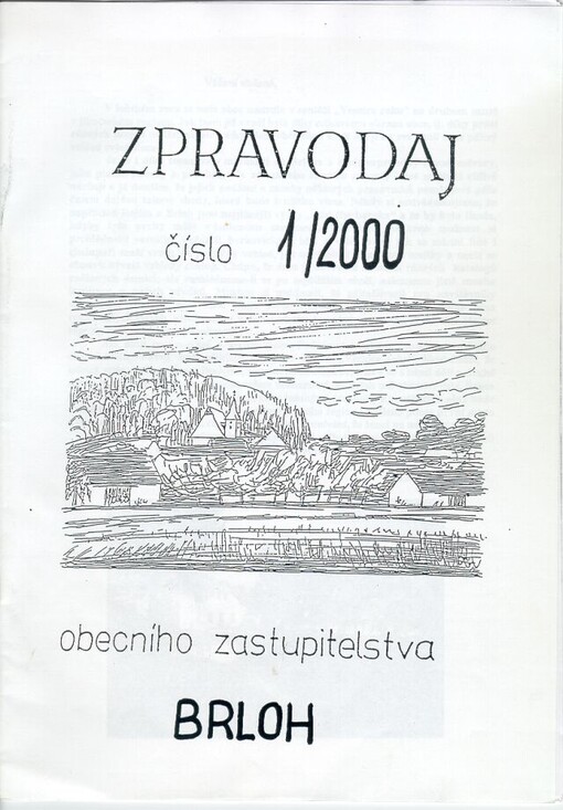 Zpravodaj obecního zastupitelstva Brloh