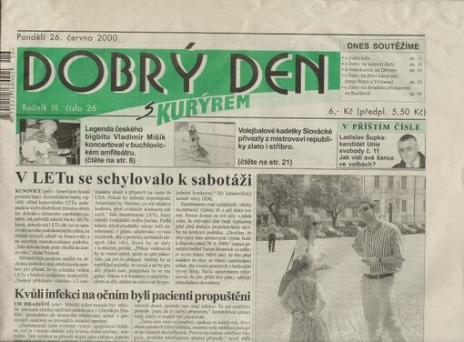 Dobrý den s kurýrem