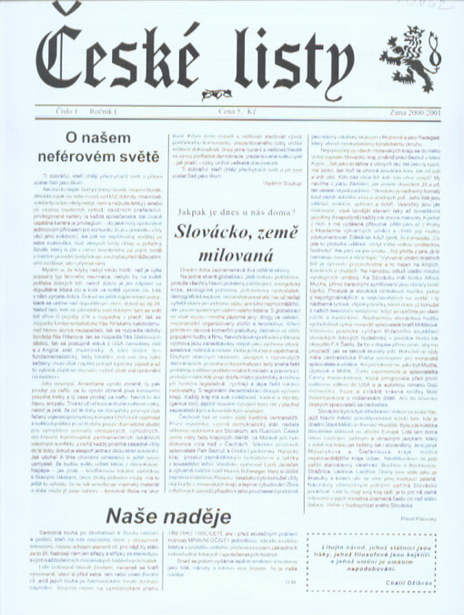 České listy