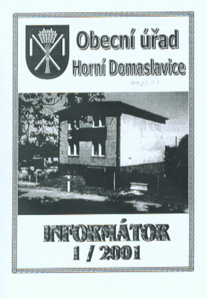 Informátor : Obecní úřad Horní Domaslavice