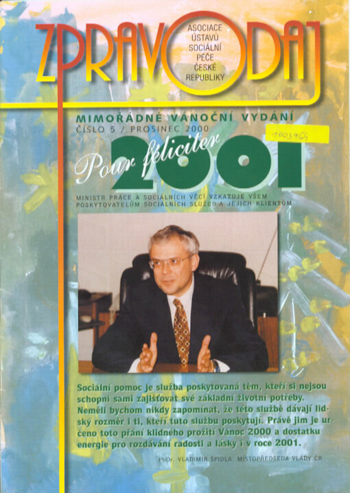 Zpravodaj Asociace ústavů sociální péče České republiky