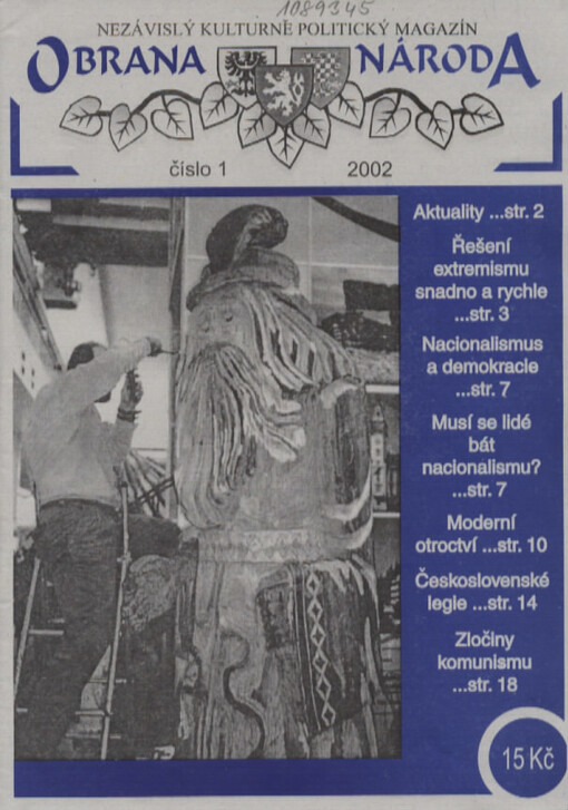 Obrana národa : nezávislý kulturně politický magazín