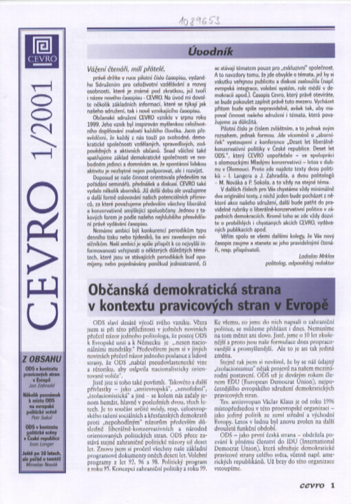 CEVRO : sdružení pro celoživotní vzdělání a rozvoj osobnosti : moudrým činí člověka společenství druhých