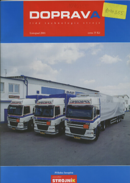 Doprava : lidé - technologie - stroje : příloha časopisu Stavební strojník