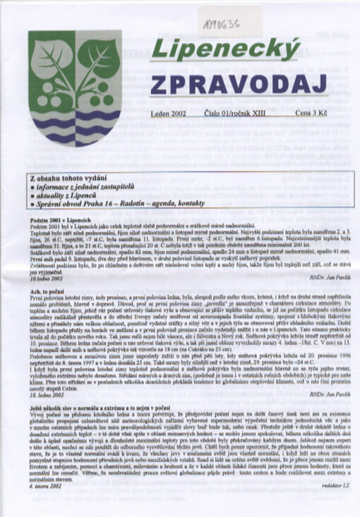 Lipenecký zpravodaj