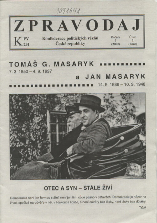 Zpravodaj Konfederace politických vězňů České republiky