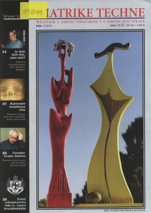 Iatrike techne : měsíčník o umění lékařském i o umění pro lékaře