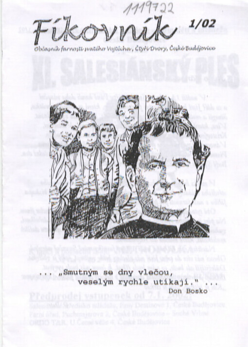 Fíkovník : občasník farnosti svatého Vojtěcha, Čtyři Dvory, České Budějovice