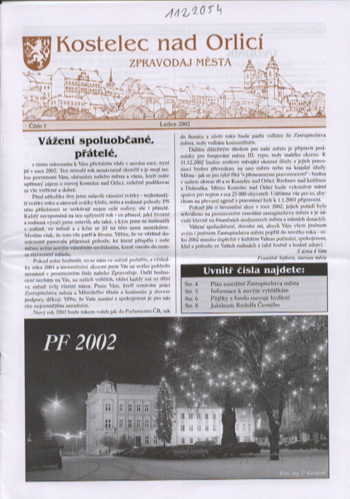 Kostelec nad Orlicí : zpravodaj města