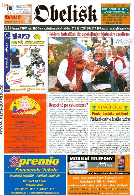 Obelisk : noviny pro Valmez