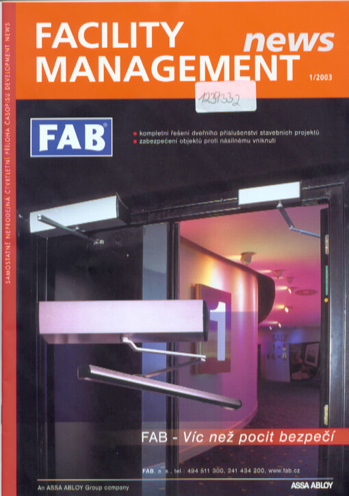 Facility management news : samostatně neprodejná příloha časopisu Development news