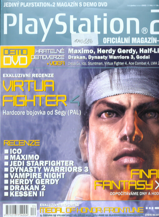 PlayStation 2 : oficiální magazín-CZ : jediný Playstation 2 magazín s demo DVD