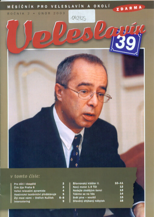 Veleslavín 39 : měsíčník pro Veleslavín a okolí