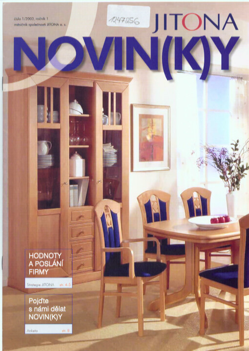 JITONA novin(k)y : měsíčník společnosti JITONA a.s.