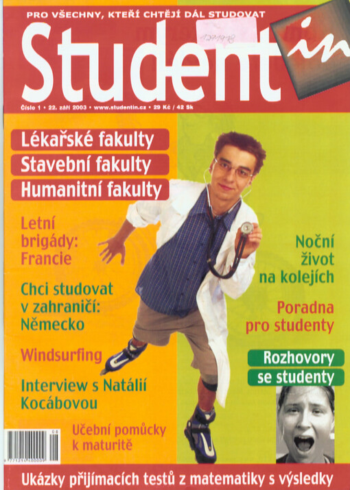 Student in : pro všechny, kteří chtějí dál studovat