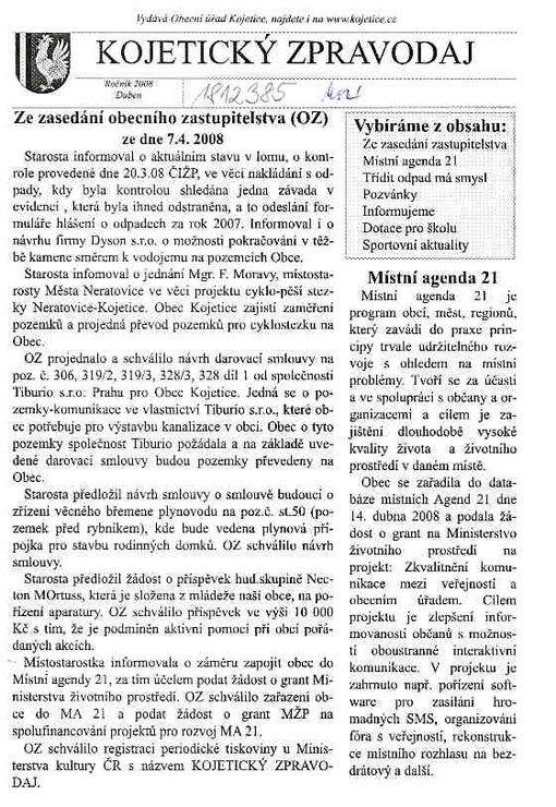 Kojetický zpravodaj
