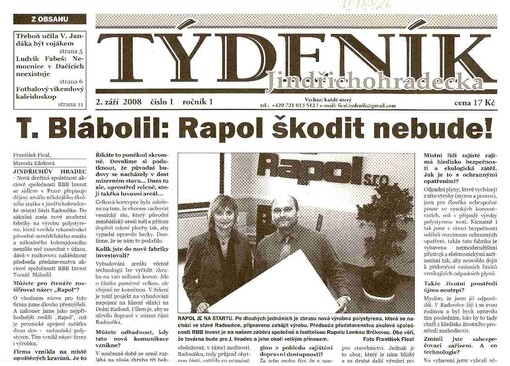 Týdeník Jindřichohradecka