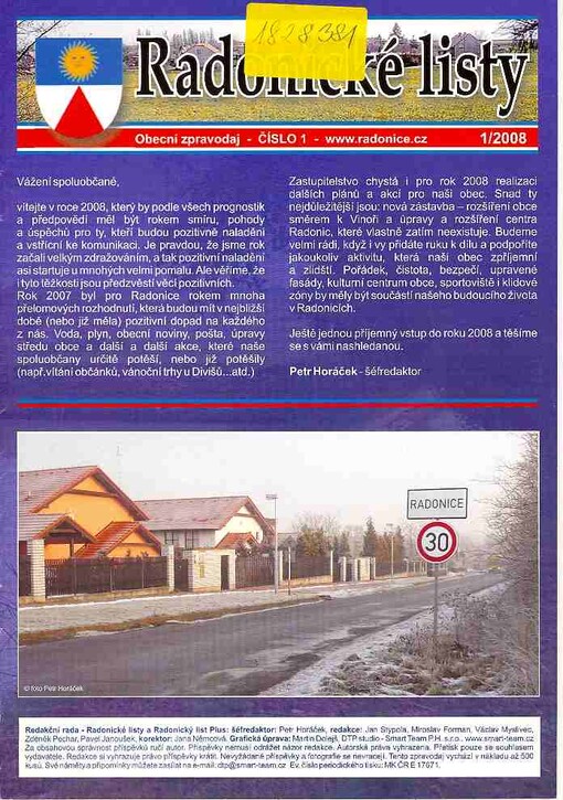 Radonické listy : obecní zpravodaj