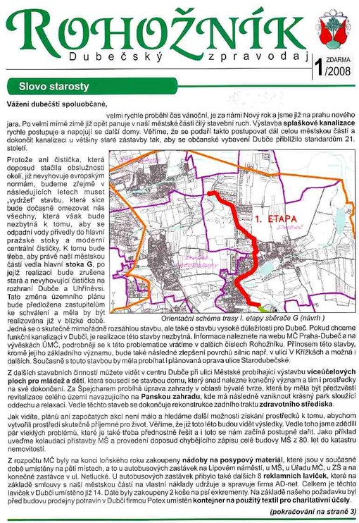 Rohožník : dubečský zpravodaj