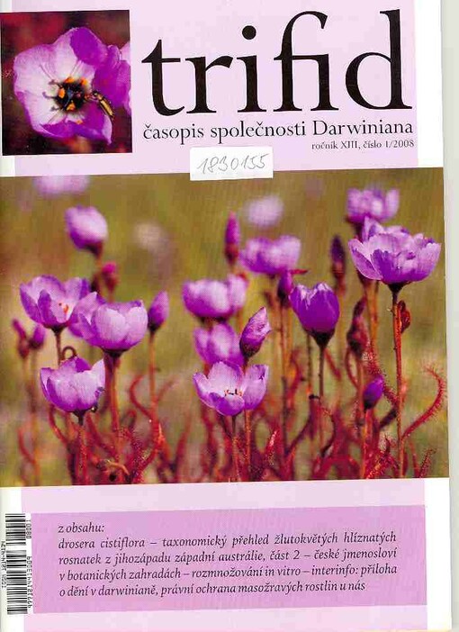 Trifid : časopis společnosti Darwiniana