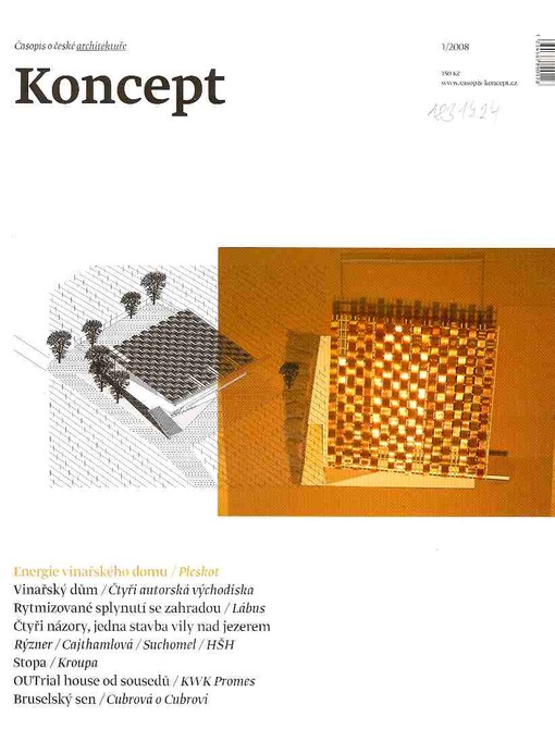 Koncept : časopis o české architektuře