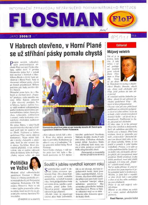 Flosman Flop : informační zpravodaj nezávislého potravinářského řetězce