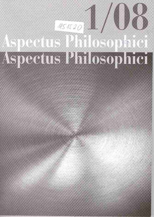 Aspectus philosophici : vědecký časopis pro filosofii, teorii kultury a etiku