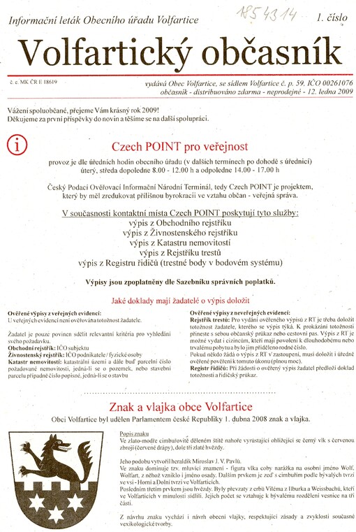 Volfartický občasník