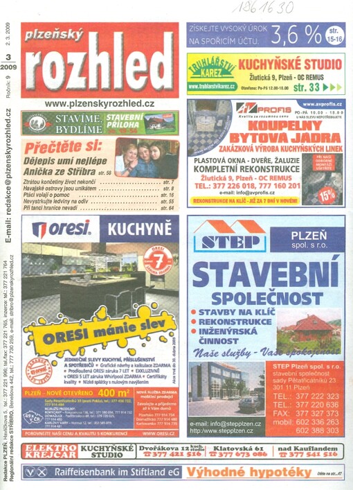 Plzeňský rozhled : měsíčník rozšiřovaný zdarma do domácností a firem Plzeňska