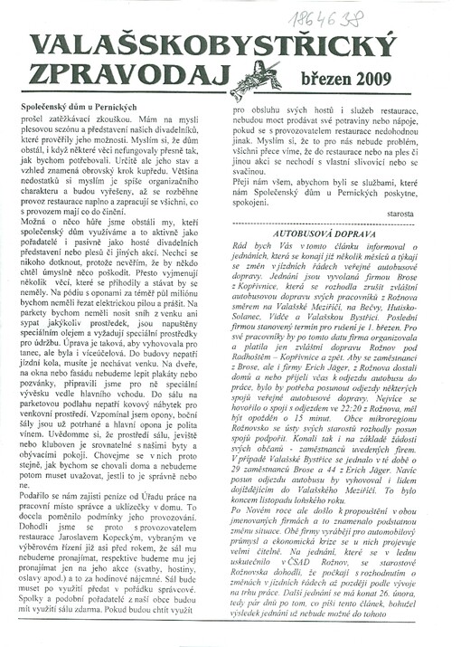 Valašskobystřický zpravodaj