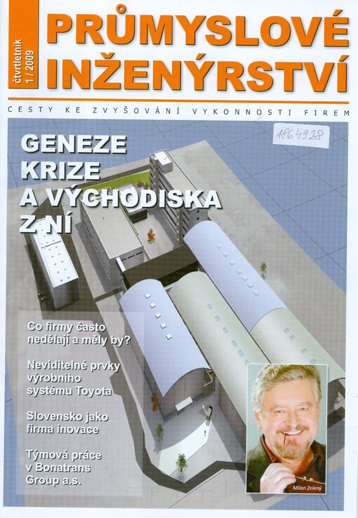Průmyslové inženýrství : cesty ke zvyšování výkonnosti firem