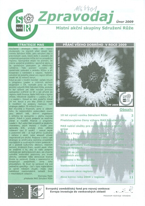 Zpravodaj Místní akční skupiny Sdružení Růže