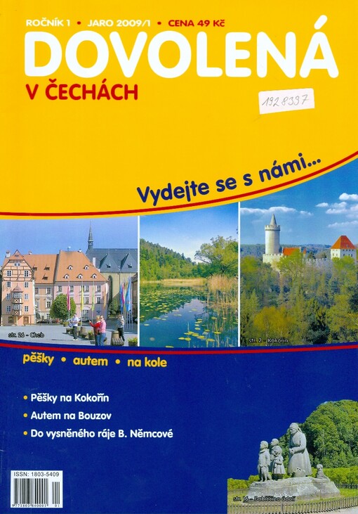 Dovolená v Čechách : pěšky - autem - na kole